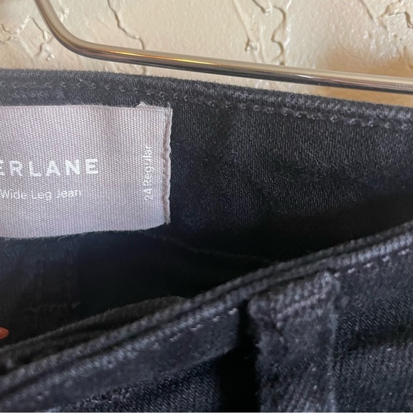 Everlane Black‎ Button Fly Wide Leg Jeans - Picture 8 of 8